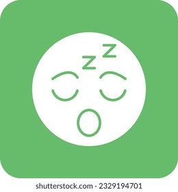 Sleepy vector icon. Can be used for printing, mobile and web applications.