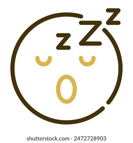 Sleepy Zzz icon for illustration, web, app, infographic, etc