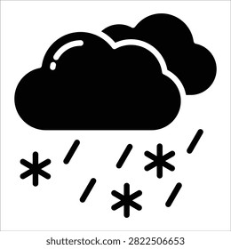 Sleet Icon Element For Design