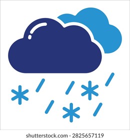 Sleet Icon Element For Design