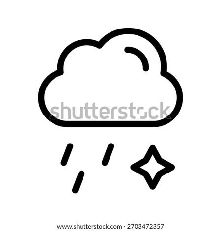Sleet Icon Pack – Minimal Winter Weather Symbols Collection for Apps, UI, and Web Design
