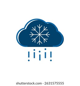 sleet icon vector design template. sleet vector