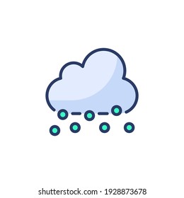 Sleet Icon In Vector. Logotype