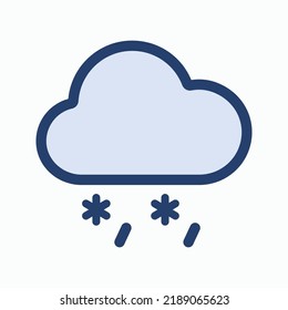 Sleet Vector - Weather Icon - Vector