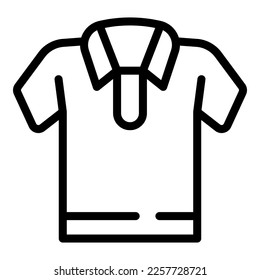 Sleeve shirt icon outline vector. Cotton design. Fashion top