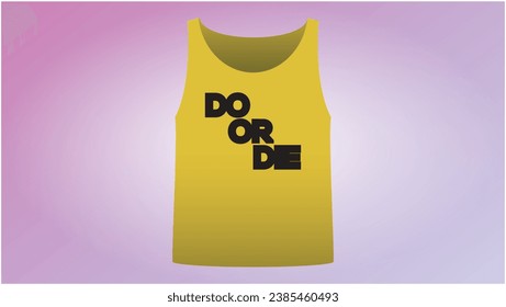sleeveless and deep round collar t-shirt mockup