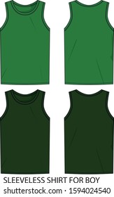 sleeveless shirt for boy pattern template