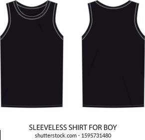 sleeveless shirt for boy pattern template