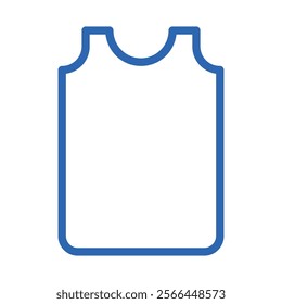 Sleeveless shirt icon. Concept of fashion, clothing, and style.