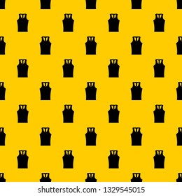 Sleeveless shirt pattern seamless vector repeat geometric yellow for any design