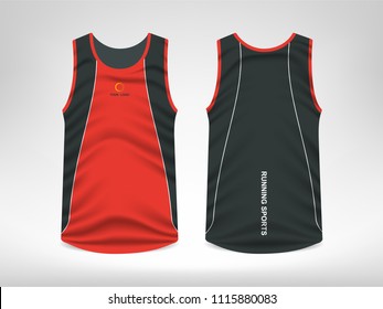 Sleeveless Sport T-shirt Design