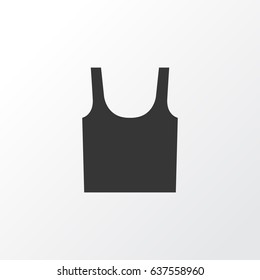 Sleeveless Tank Icon Symbol. Premium Quality Isolated Singlet Element In Trendy Style.