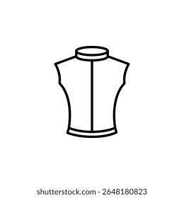 Sleeveless Top Minimalist Style For Fashion And Textile Design