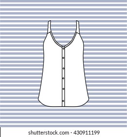 sleeveless T-shirt