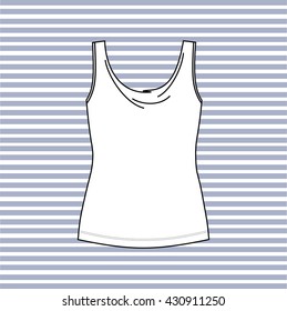 sleeveless T-shirt