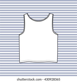 sleeveless T-shirt