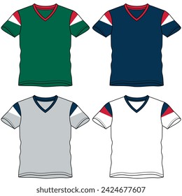 Sleeveless t-shirt set, with fashionable cuts, stripes, and block cuts with fashionable and attractive colors, in different variants making them more dynamic.