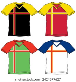 Sleeveless t-shirt set, with fashionable cuts, stripes, and block cuts with fashionable and attractive colors, in different variants making them more dynamic.