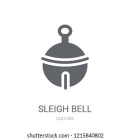 Sleigh Bell icon. Trendy Sleigh Bell logo concept on white background from Culture collection. Suitable for use on web apps, mobile apps and print media.