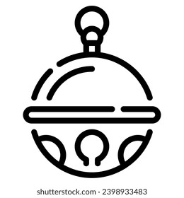 Sleigh Bell Illustration Icons for web, app, infographic, etc