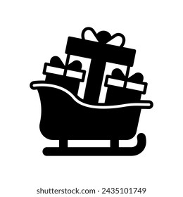 Sleigh Diet  icon in vector. Logotype
