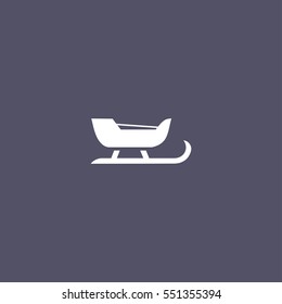 sleigh icon design