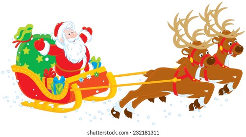 Sleigh of Santa Claus