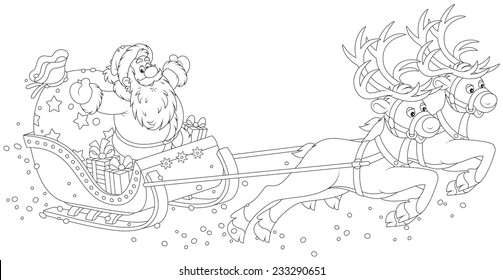 Sleigh of Santa Claus