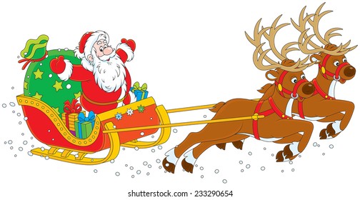 Sleigh of Santa Claus