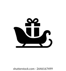 Sleigh com Presente Único para o Espírito de Festas Festivas