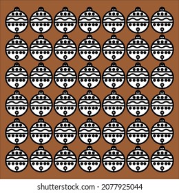 sleigh vector icon pattern design 