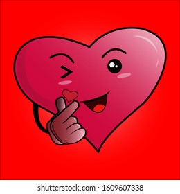 Sleman / DIY - indonesia / 1-9-2020
heart icon with the theme of valentines day