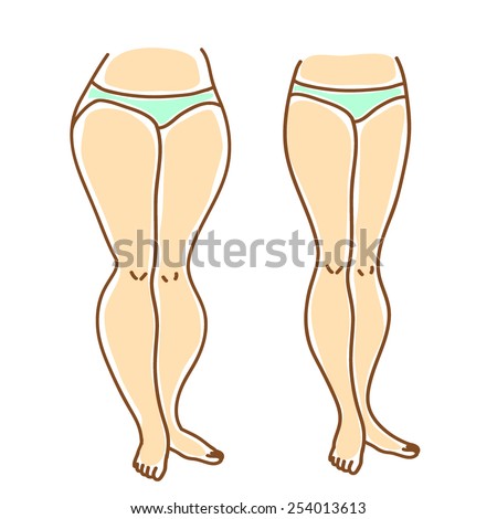 Slender and full of female legs