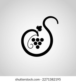 S-Letter Grape Logo Design with a Professional Touch