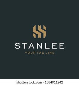 Sletter logo design vector illustration.