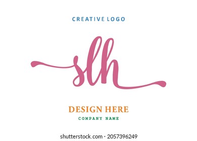 SLH lettering logo is simple, easy to understand and authoritative