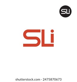 SLI-Logo-Buchstabe Monogram Design