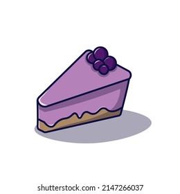 slice blueberry cake is a cute doodle, food cartoon vector. which can be used for mascot logos, stickers, children's t-shirt designs, merchaindise, etc. hope you like :)