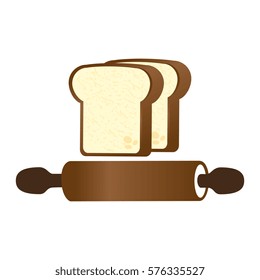 slice of bread and Bakery roll