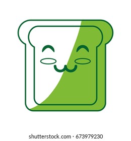 Slice of bread cartoon