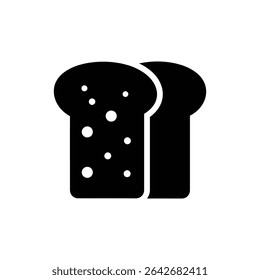 Slice of Bread with Crust Close Up Fresh Bakery Product