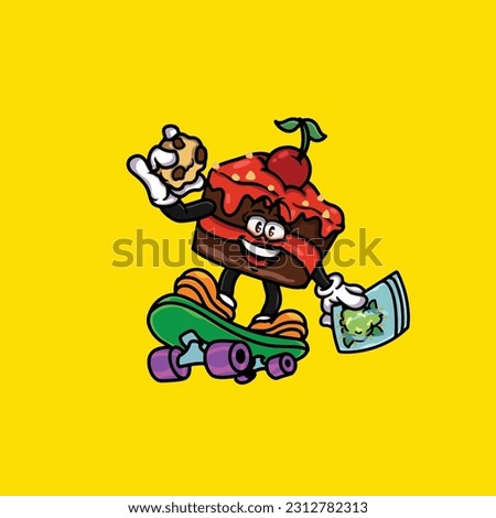 slice cake smoking blunt and high face stoned from weed cannabis hold bud nug