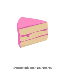 Slice cake vector art and graphics