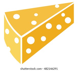 slice of cheese with holes