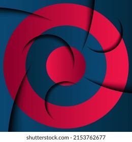 Slice Cirlce 3d Texture, Vector Illustration Background