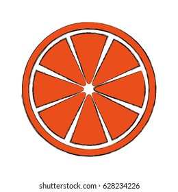 slice citrus fruit icon
