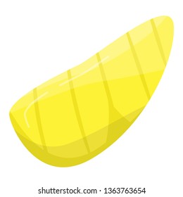 Slice of durian icon. Isometric of slice of durian vector icon for web design isolated on white background