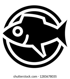 Slice of fish meat, a seafood ingredient 