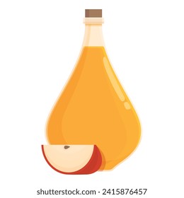 Slice food summer icon cartoon vector. Nature cask warm. Season farm