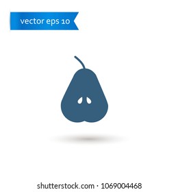 slice fruit. slice fruit icon. sign design. Vector EPS 10.